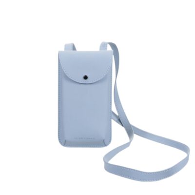 lichtblauw telefoontasje