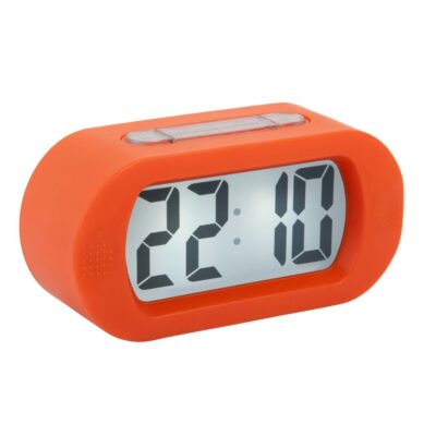 oranje digitale wekker oranje