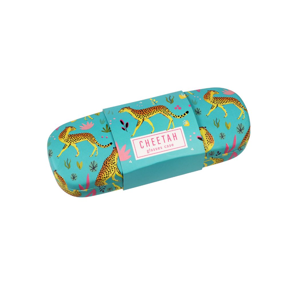 hardcase brillendoos met cheetah