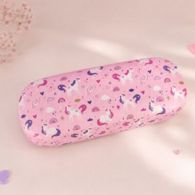meisjes brillenkoker roze met unicorn