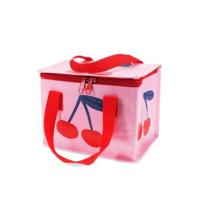 klein koeltasje met cherry print