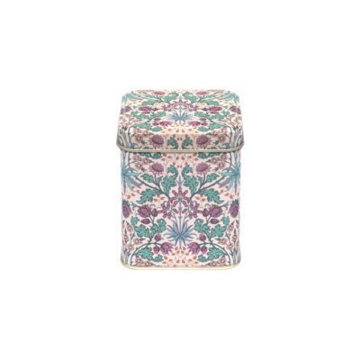 opbergblikje met bloemen print