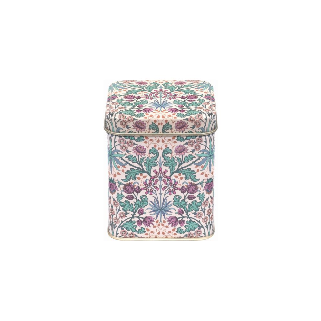 opbergblikje met bloemen print