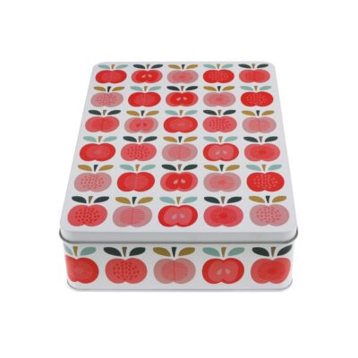 koektrommel rechthoek met vintage appel print