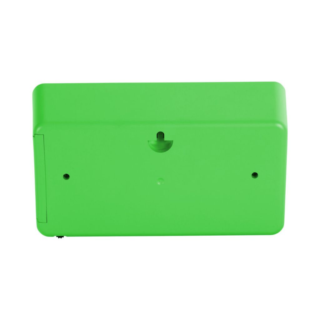 retro flip klokje groen